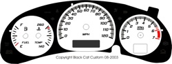 00-05 Impala with Tach Gauge Face mph