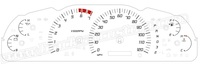 2005-2006 Toyota Tundra Gauge Face