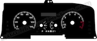 2006-2011 Crown Vic Gauge Face 140mph