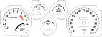 90-91 Talon Eclipse Laser Turbo Gauge Face