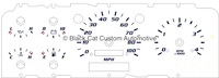 1992-1996 Ford F250 Diesel Gauge Face