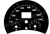 98-05 New Beetle Gauge Face