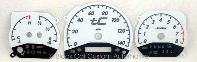 05-06 Scion tC Gauge Face