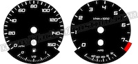 BMW 5th Gen 3 Series Gauge Face