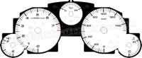 2006-2008 Mazda Miata White Gauge Face