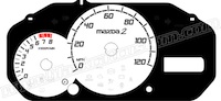 2011-2013 Mazda2 Sport Gauge Face